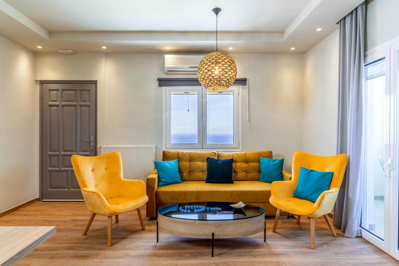 이아 Amarie House With Sea View & Sunset View 빌라 외부 사진